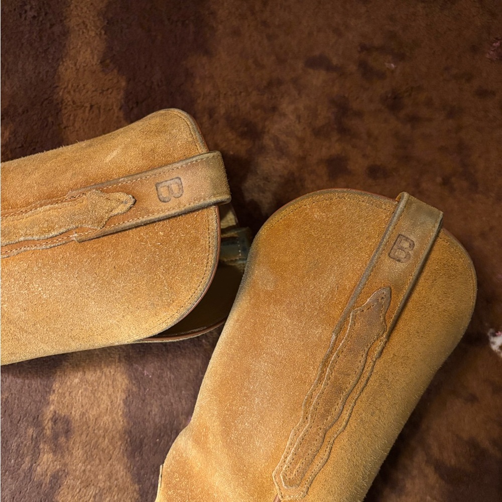Lucchese Classic Cognac Suede 13” Boot - Picture 3 of 7